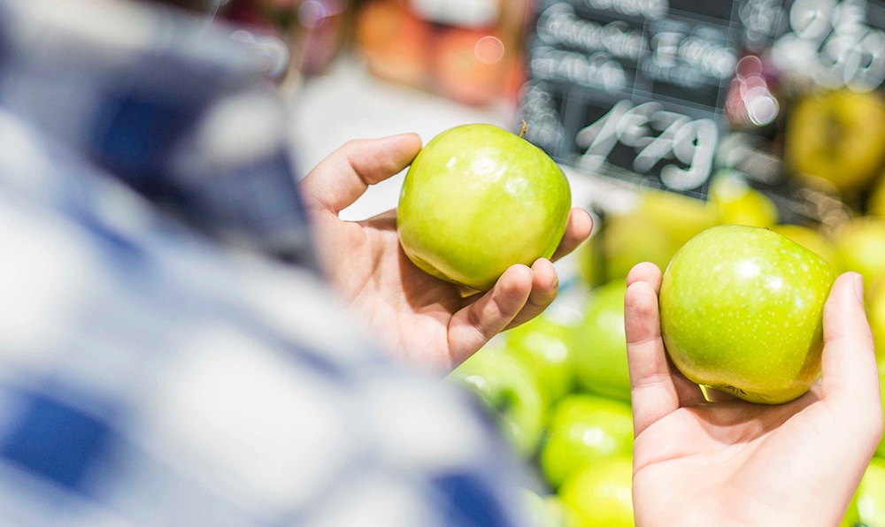 Holding Apples